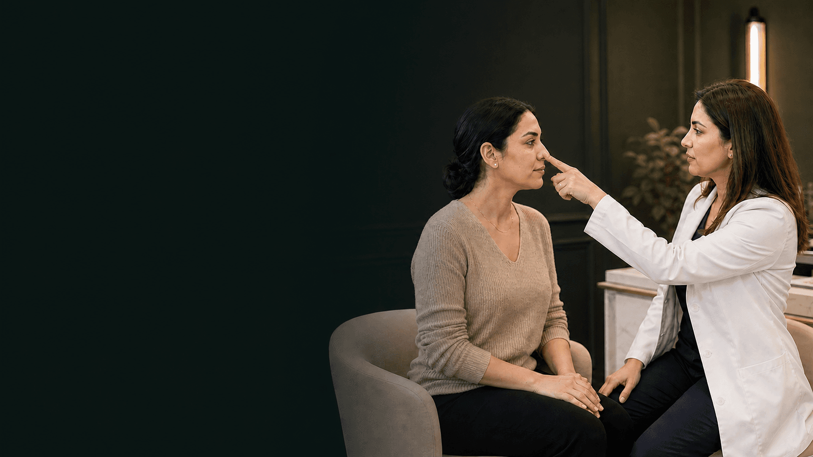 ارزیابی تناسب لب و بینی برای سانترال لب